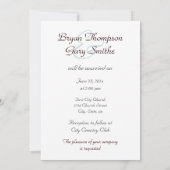 Blauwgroen Galaxy WEDDING-uitnodiging Kaart (Achterkant)