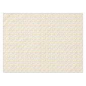 Blauwgroen gele roze Oranje cirkels Stippen Tafelkleed (Voorkant (Horizontaal))