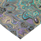 Blauwgroen Gold Paars Mandala Tafelkleed (Gekanteld)