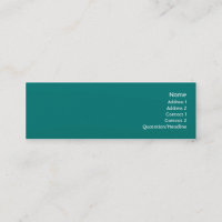 Blauwgroen golf - Skinny