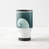 Blauwgroen golven reisbeker (Center)