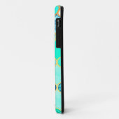 Blauwgroen, goud, blauw groen Zeemeermin patroon Case-Mate iPhone Case (Achterkant/links)