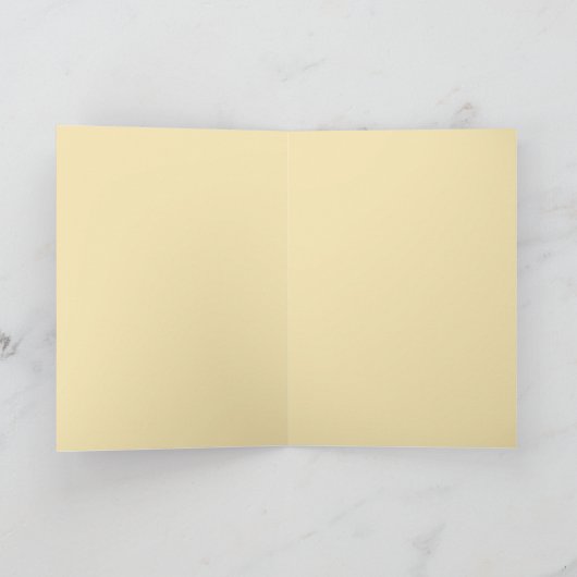 Blauwgroen gouden monogram dank u kaart (Binnen)