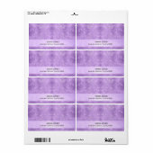 Blauwgroen gradiënt glitter en Shine/Roze ID673 Etiket (Full Sheet)