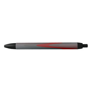 blauwgroen grauwe golven zwarte inkt pen