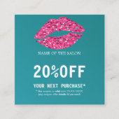 Blauwgroen Green Lips Schoonheidssalon Korting Kaa (Voorkant)