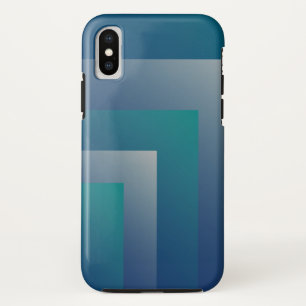 Blauwgroen grijs iPhone x hoesje