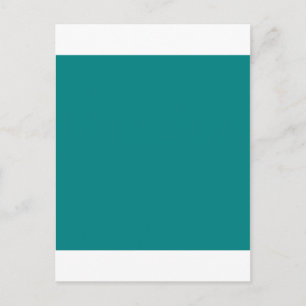 Blauwgroen groen briefkaart
