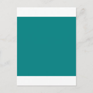 Blauwgroen groen briefkaart