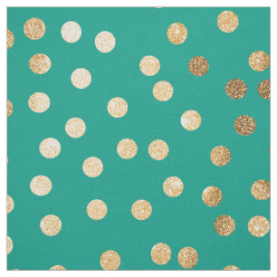 Blauwgroen Groen en het Goud schittert het Stip Stof