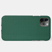 Blauwgroen groen koolstofvezelstijldecor Case-Mate iPhone case (Achterkant (horizontaal))