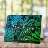 Blauwgroen, groen met palmbladkalligrafiescript