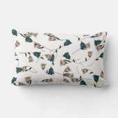 Blauwgroen Groene, Beige, Bourgondische Bruiloft R Kussen (Achterkant)