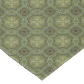 Blauwgroen, groene en gouden  nit Patroon Tafelkleed (Gekanteld)