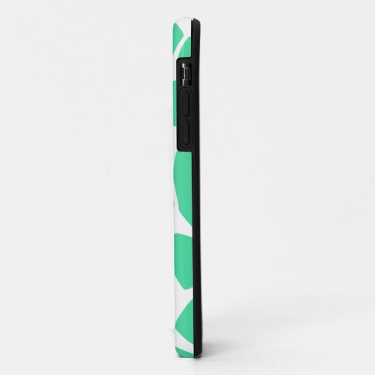 blauwgroen groene koe print abstract Case-Mate iPhone case (Achterkant/links)