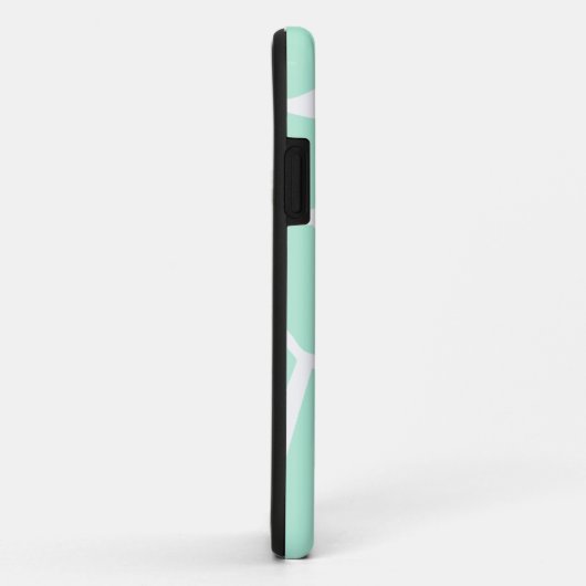 blauwgroen groene koe print abstract Case-Mate iPhone case (Achterkant/rechts)