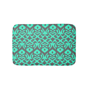 Blauwgroen harten Pattern Bathroom Bath Mat Anti-S