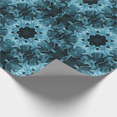 Blauwgroen hek..... cadeaupapier (Hoek)