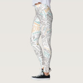 Blauwgroen ID283 van Word Coffee Cloud Leggings (Links)