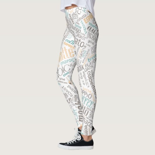 Blauwgroen ID283 van Word Coffee Cloud Leggings (Links)