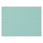 Blauwgroen inkt roller strepen tafelkleed (Voorkant (Horizontaal))