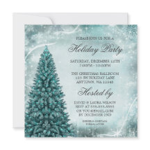 Blauwgroen kerstboomfeestdag