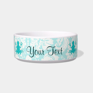 Blauwgroen kikker voerbakje