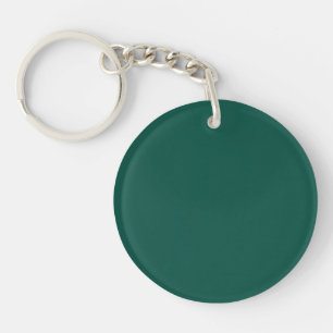 Blauwgroen (kleurenwiel) Diep Zee Groen Sleutelhanger