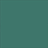 Blauwgroen (kleurenwiel) Diep Zee Groen Sticker (Voorkant)