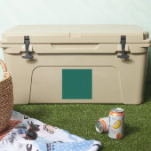 Blauwgroen (kleurenwiel) Diep Zee Groen Sticker (Koeler)