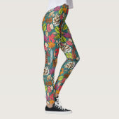 blauwgroen leggings voor de herfst van boho (Rechts)