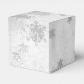 Blauwgroen Leuke Sneeuwman Favor Box Bedankdoosjes (Achterkant)