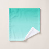 blauwgroen licht vers gegradueerd bad handdoek (Wasdoekje)