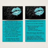 Blauwgroen liften - Hoe passen en tips toe Visitekaartje (Voorkant /achterkant)