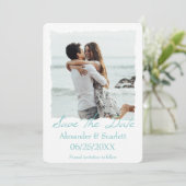 Blauwgroen Lijst met jokerbroden Foto slaat de dat Aankondiging (Staand voorkant)