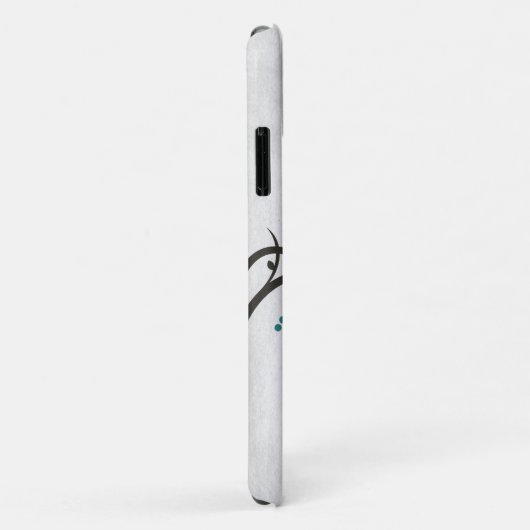 Blauwgroen Lovevogels - Aangepast Hoesje-Mate iPho Case-Mate iPhone Case (Achterkant/rechts)