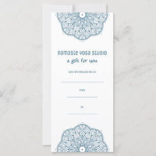 Blauwgroen Mandala Yoga Henna Artist Reiki Spa Gif