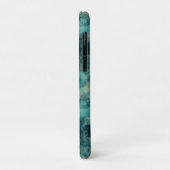 Blauwgroen Marmer Abstract Case-Mate iPhone Case (Achterkant/links)