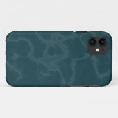 Blauwgroen marmer Case-Mate iPhone case (Achterkant (horizontaal))