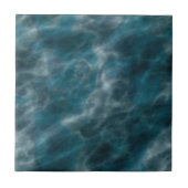 Blauwgroen marmer tegeltje (Voorkant)