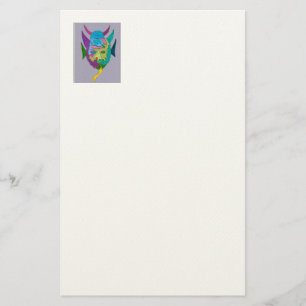 BLAUWGROEN MASK BRIEFPAPIER