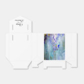 Blauwgroen Mist Favor Bedankdoosjes (Uitgevouwen)