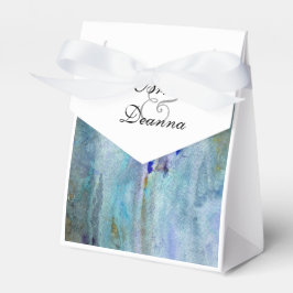 Blauwgroen Mist Favor Bedankdoosjes