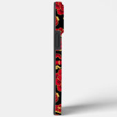 Blauwgroen naam Modern Floral Shadow Case-Mate iPhone Case (Achterkant / Rechts)