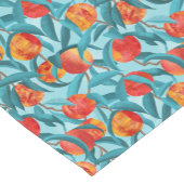 Blauwgroen nectarines korte tafelloper (Hoek)