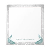 Blauwgroen Notitieblok Peacocks (Voorkant)