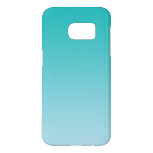 Blauwgroen Ombre Samsung Galaxy S7 Hoesje