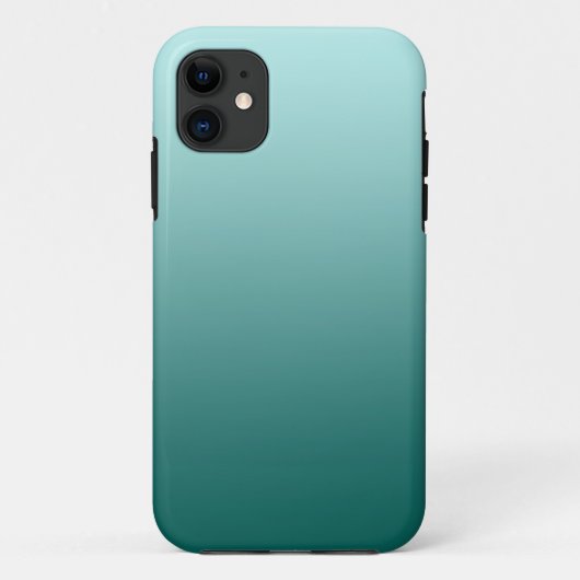 Blauwgroen ombre iphone-kwestie Case-Mate iPhone case (Achterkant)