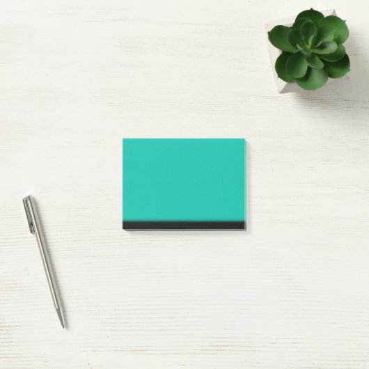 Blauwgroen Ombre Post-it® Notes (Kantoor)
