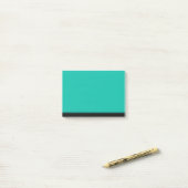 Blauwgroen Ombre Post-it® Notes (Op bureau)